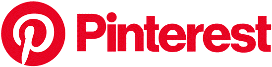 Pinterest logo.
